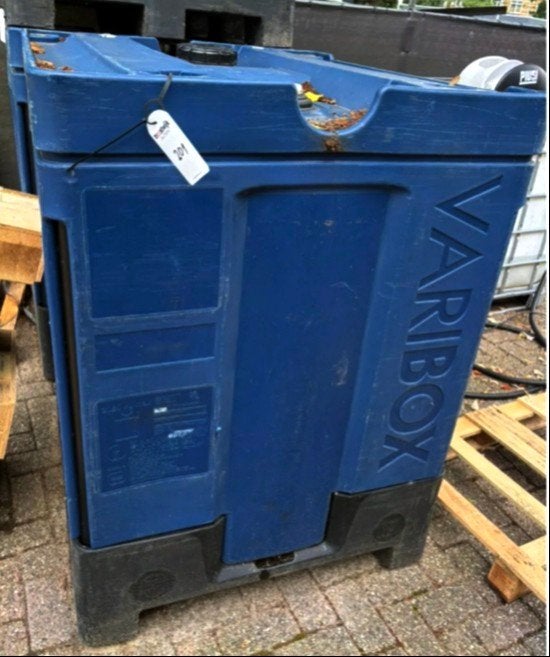 Varibox dubbelwandige opslagbox 1000 liter met rest diesel, 150 liter of meer, Ophalen, Gebruikt, Kunststof