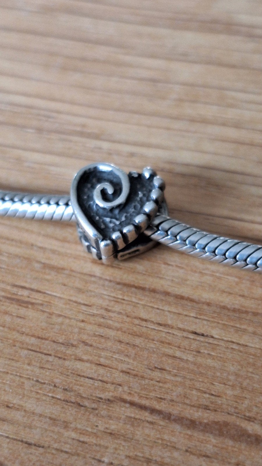 Zilveren bedel voor armband/ketting past op Pandora en Bacio, Sieraden, Tassen en Uiterlijk, Ophalen of Verzenden, Zo goed als nieuw