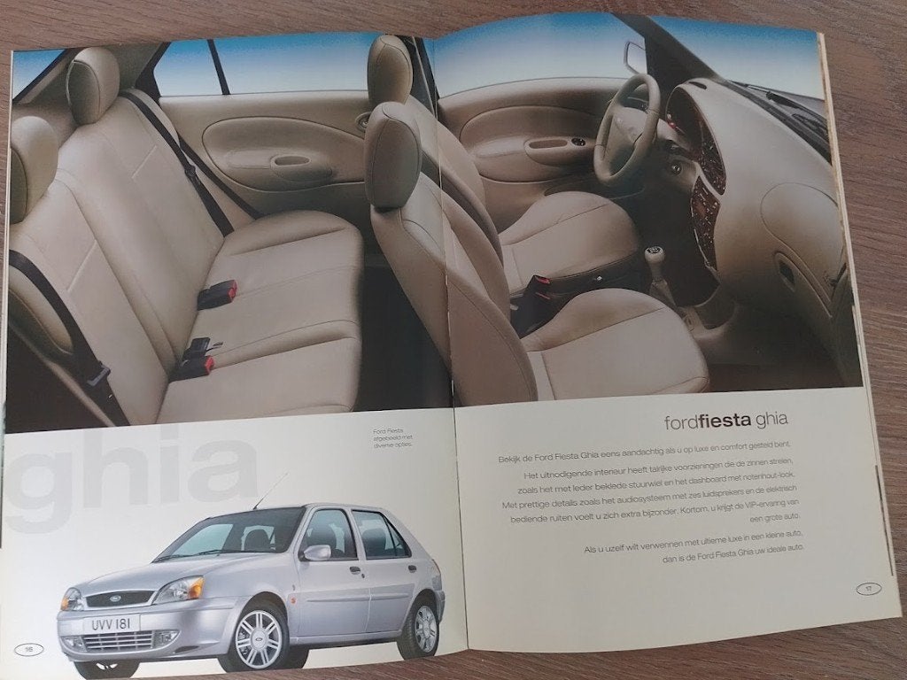 Ford Fiesta autofolder, Ophalen of Verzenden, Nieuw, Ford