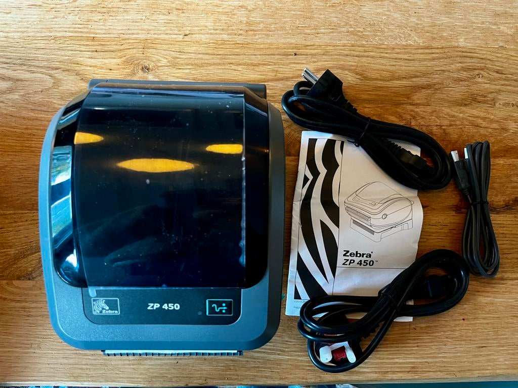 Zebra ZP 450 Labelprinter - Zo goed als nieuw, Ophalen, Zwart-en-wit printen, Printer, Zo goed als nieuw