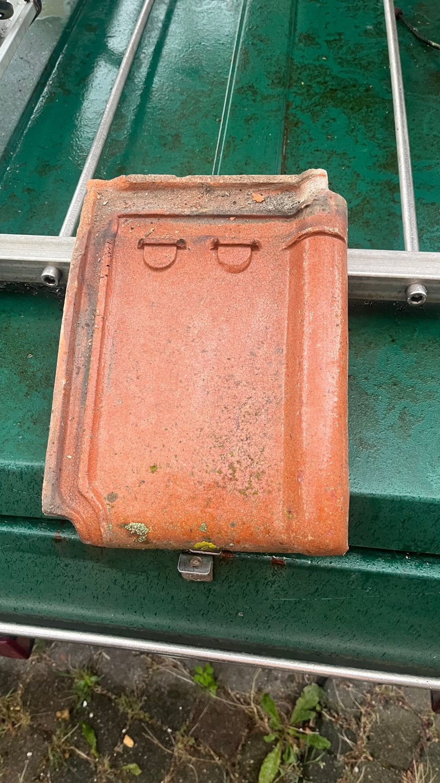 Dakpannen tuile du nord rood geglazuurd, Doe-het-zelf en Verbouw, Dakpannen en Dakbedekking, Ophalen, Gebruikt, Steen of Klei