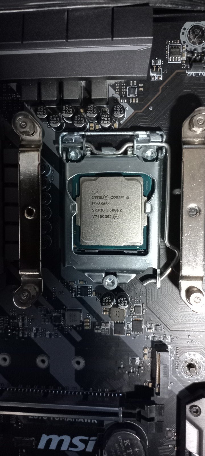 Intel Core i5-8600K 3.6GHz LGA 1151 + originele doos, Computers en Software, 6-core, LGA 1151, Ophalen of Verzenden, Zo goed als nieuw