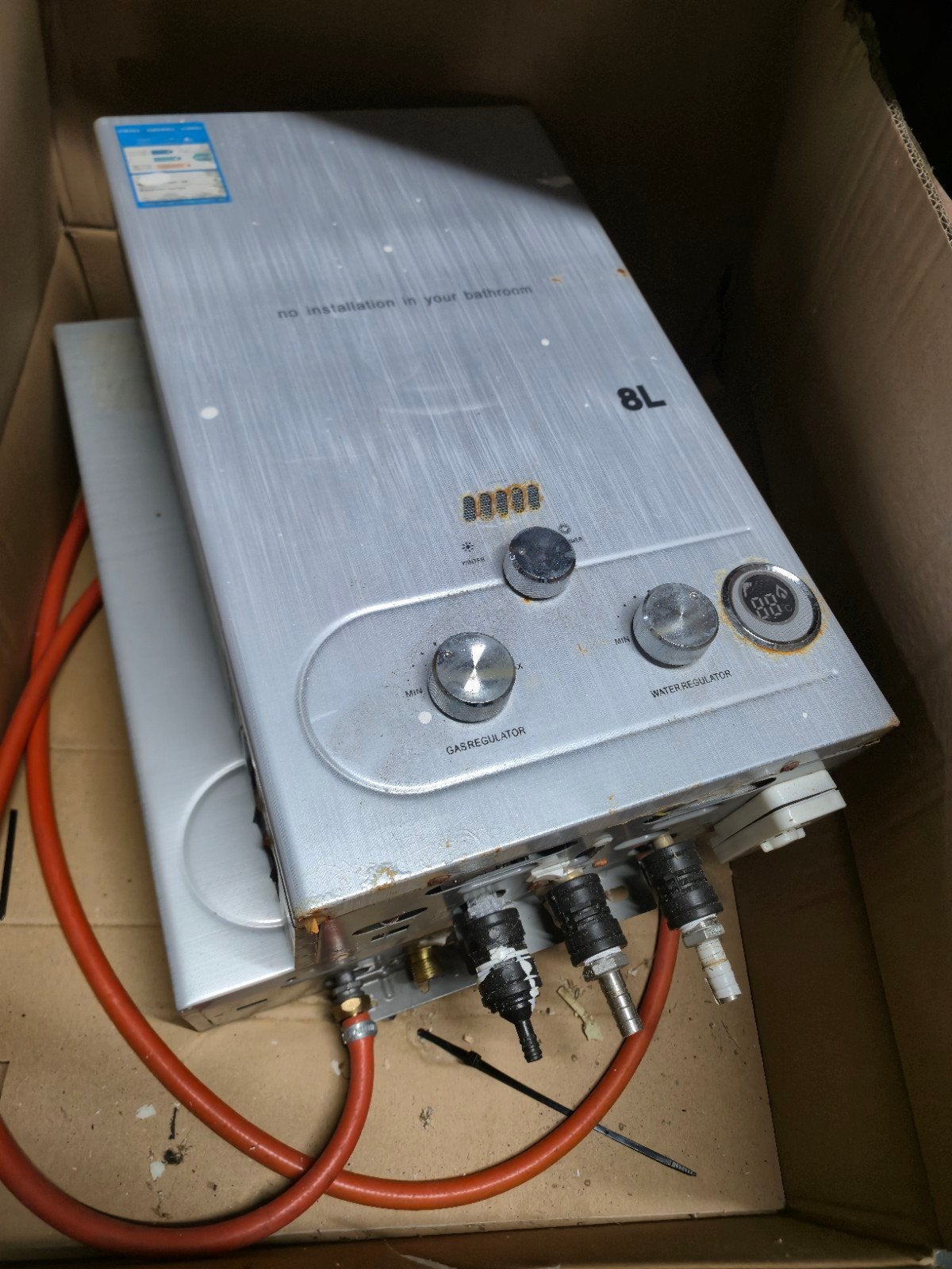 2stuks 8L Gasgeiser en meer, Gebruikt, Geiser, Ophalen of Verzenden, Minder dan 20 liter