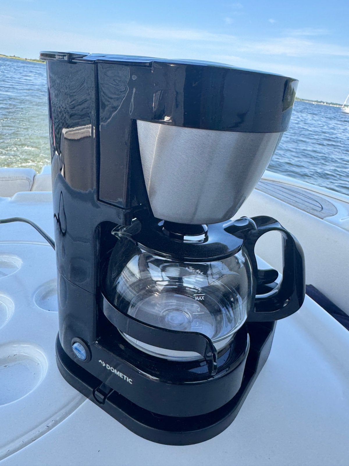 12V Koffiezetapparaat Dometic PerfectCoffee MC 052 - Boot/Au, Gemalen koffie, Ophalen of Verzenden, 4 tot 10 kopjes, Koffiemachine