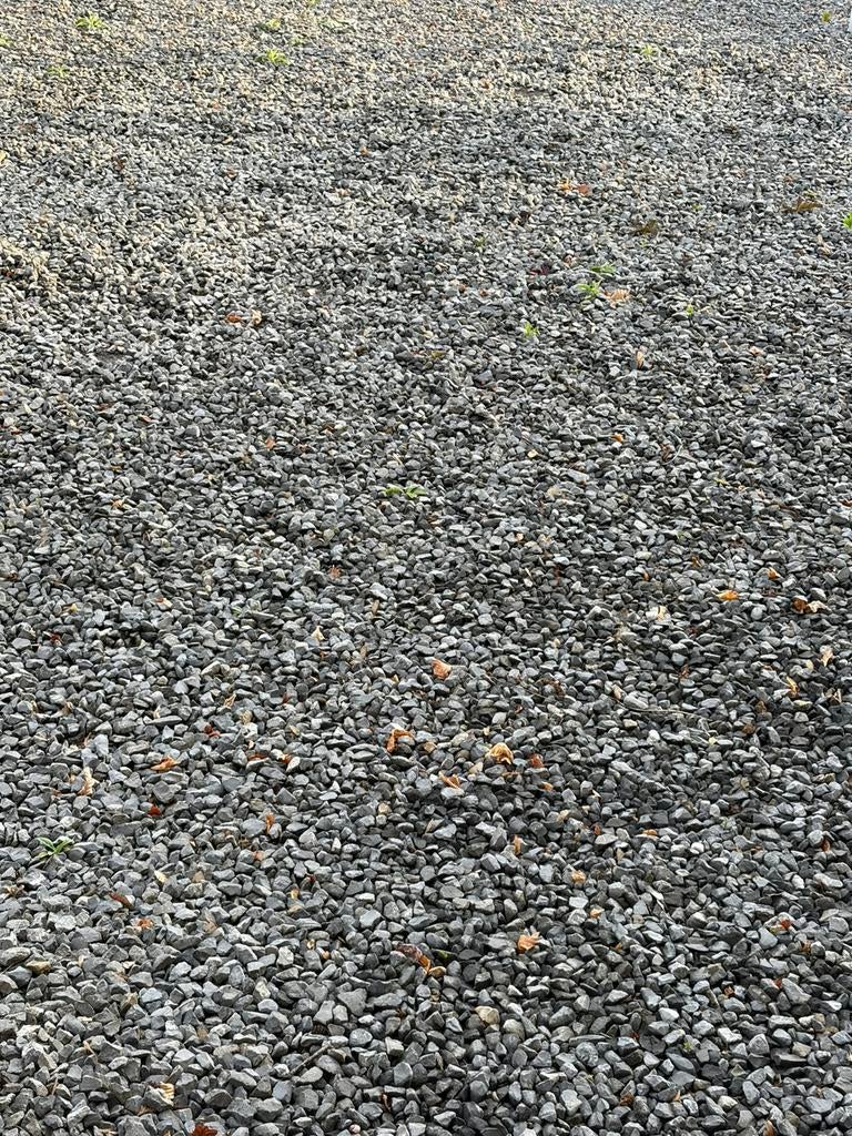 Split / grijze steentjes, gratis ophalen!, Tuin en Terras, Ophalen, Gebruikt, Grijs, Split