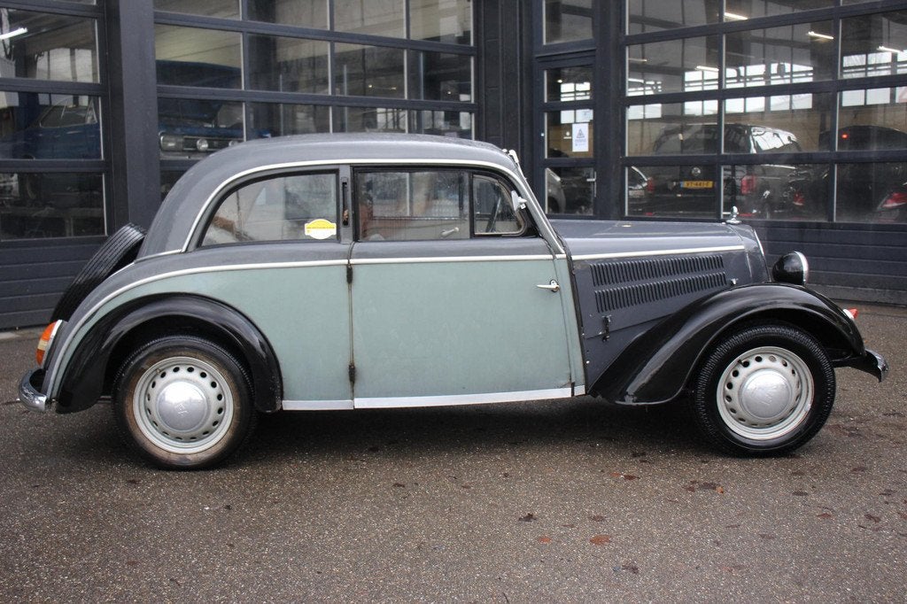 DKW IFA AUDI F8 1954 oldtimer auto! ZEER UNIEK 2T, Auto's, Oldtimers, Overige merken, Stof, Bedrijf, Handgeschakeld
