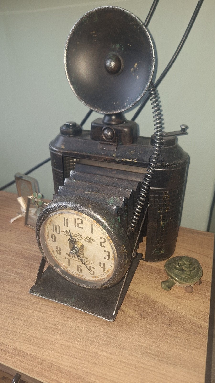 Unieke Loods 5 Klok in Vintage Camera Design, Ophalen of Verzenden