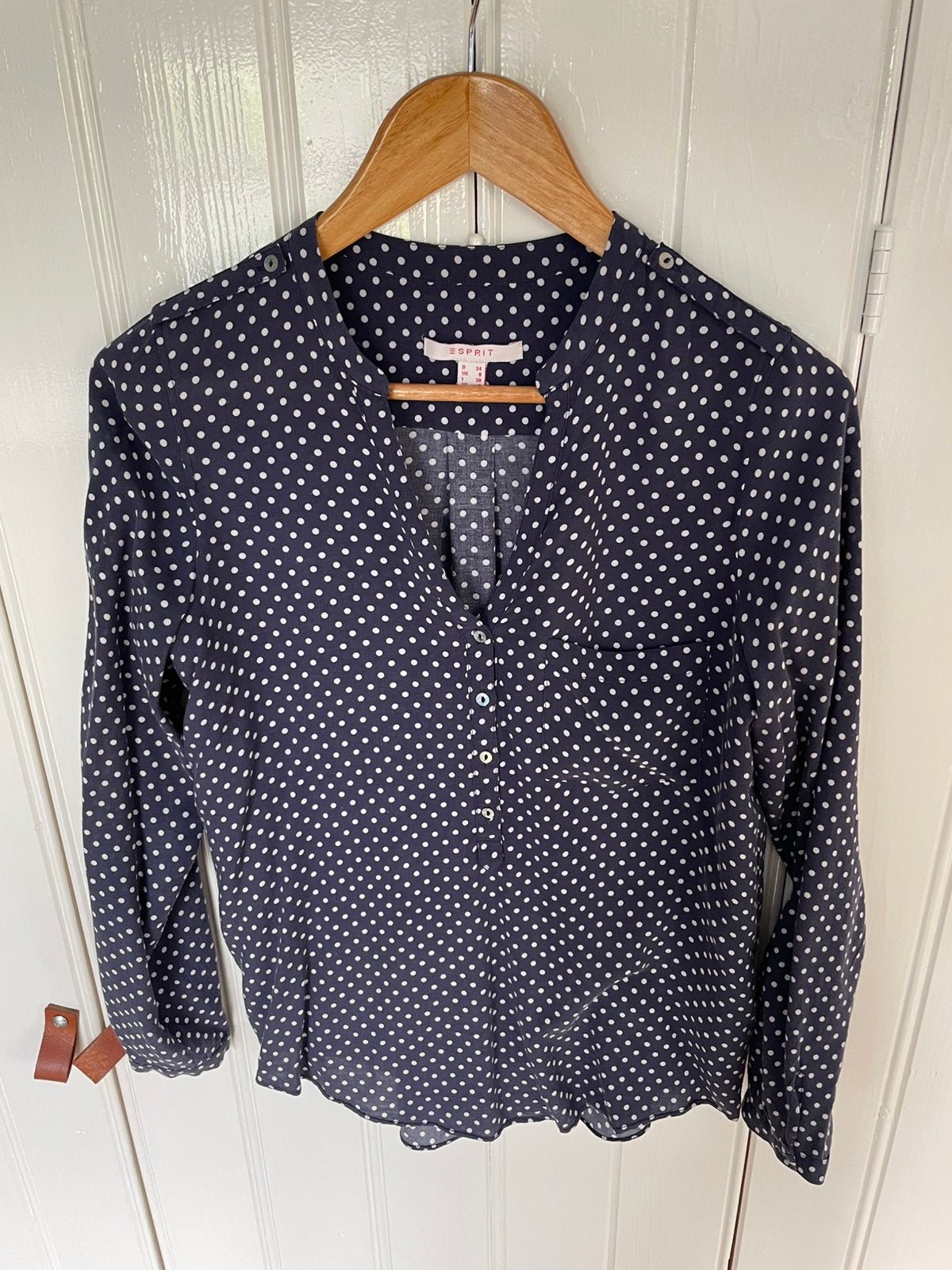 Blauwe Esprit blouse maat 34, Ophalen of Verzenden