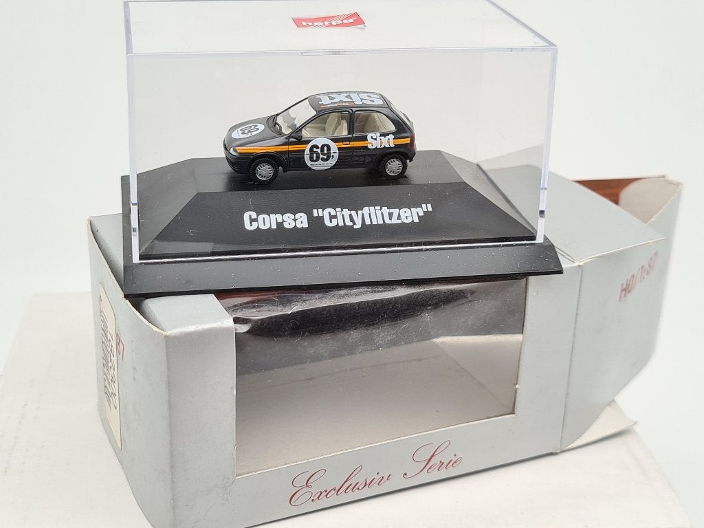 Opel Corsa - Herpa HO 1/87, Verzenden, Zo goed als nieuw, Auto, Herpa
