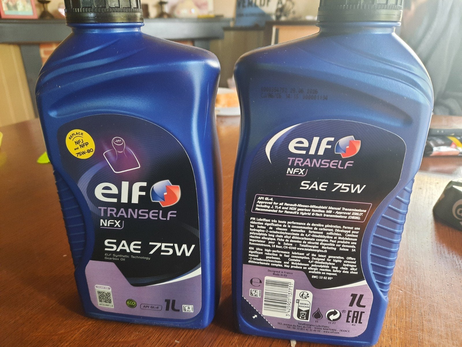 Elf 75W transmissie olie., Ophalen of Verzenden