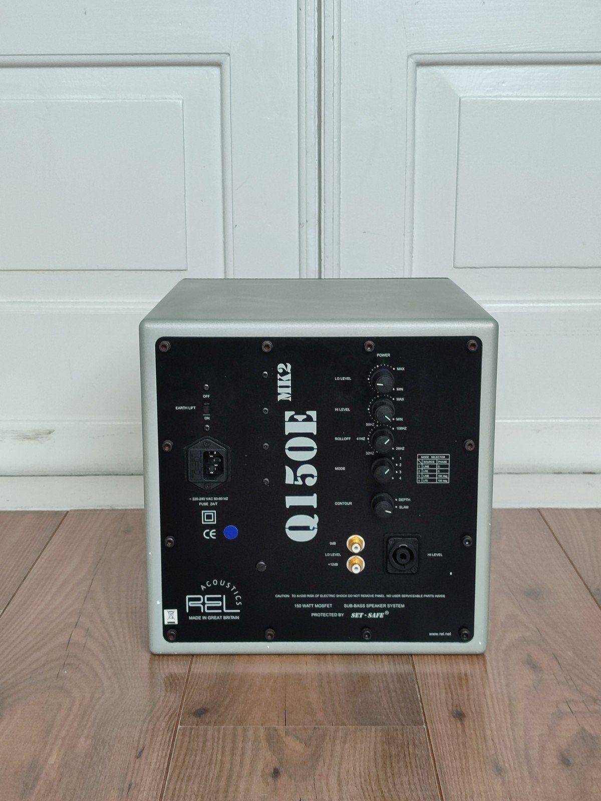 Mooie Rel Q150E MK2 subwoofer - piekvermogen 300 watt !, Overige merken, Gebruikt, Subwoofer, Ophalen of Verzenden