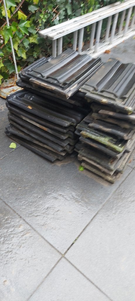 dakpannen, Doe-het-zelf en Verbouw, Dakpannen en Dakbedekking, Ophalen, Gebruikt, Steen of Klei, Minder dan 5 m²