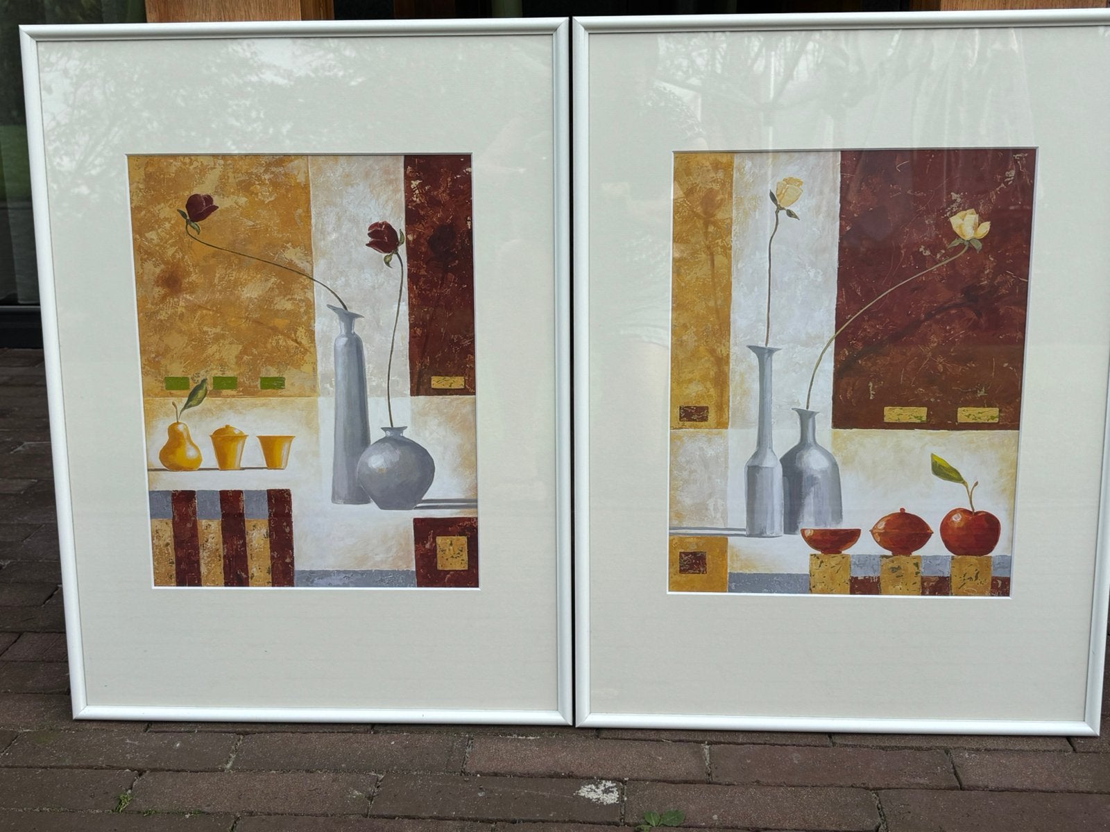 Set van 2 schilderijen, Ophalen, Zo goed als nieuw