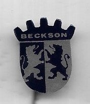 BECKSON SPELD, Verzamelen, Speldjes, Pins en Buttons, Ophalen of Verzenden, Gebruikt, Merk, Speldje of Pin