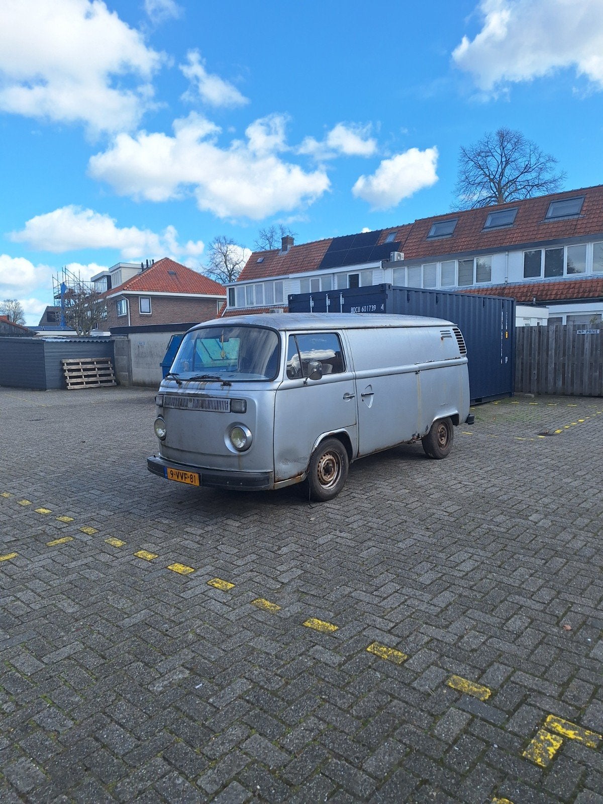 Volkswagen vw bus t2  gesloten bus met veel laswerk, Particulier, Te koop
