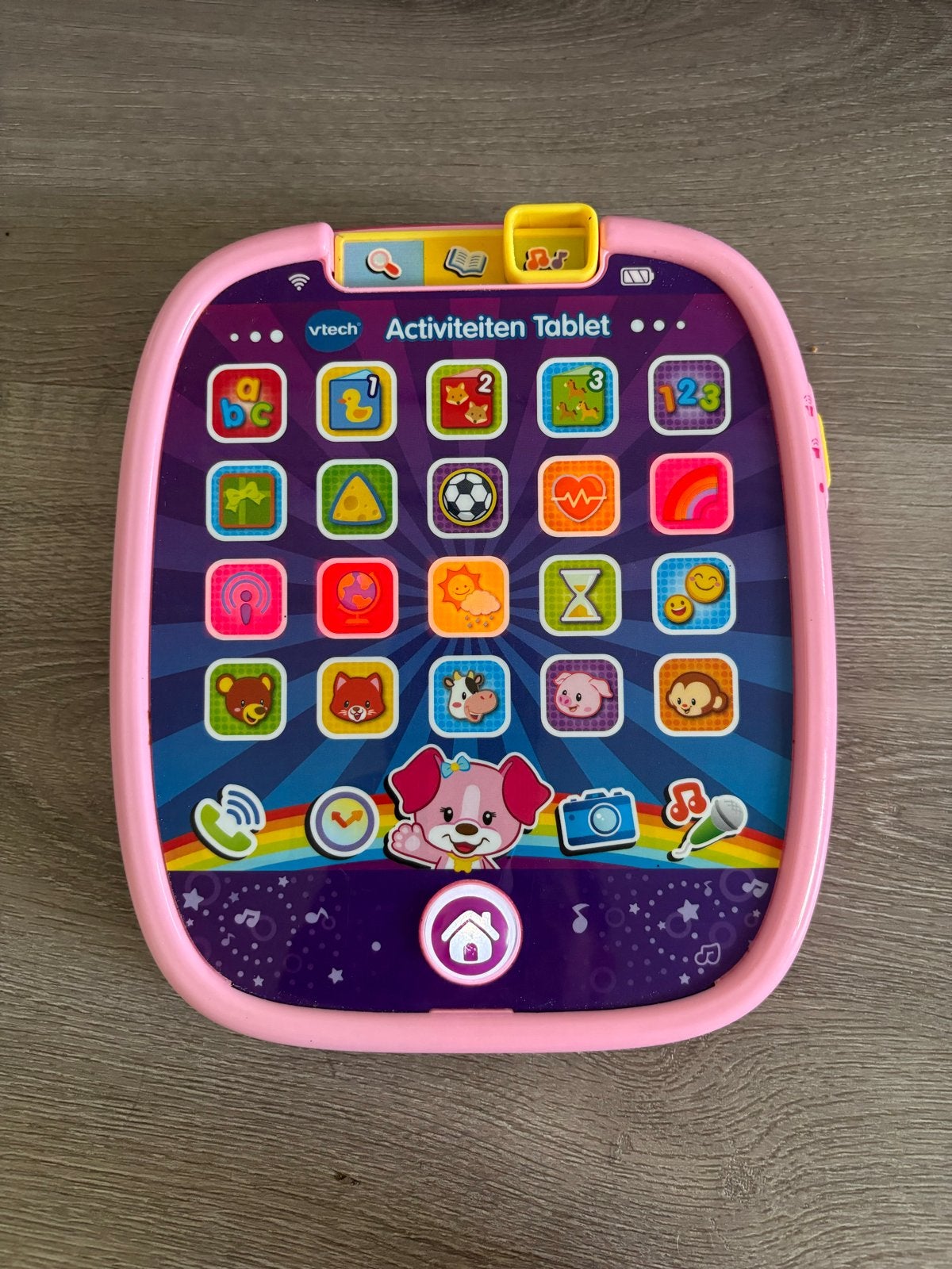 VTech Activiteiten Tablet Roze - Educatief Speelgoed, Ophalen of Verzenden, Zo goed als nieuw, Overige typen, Met geluid
