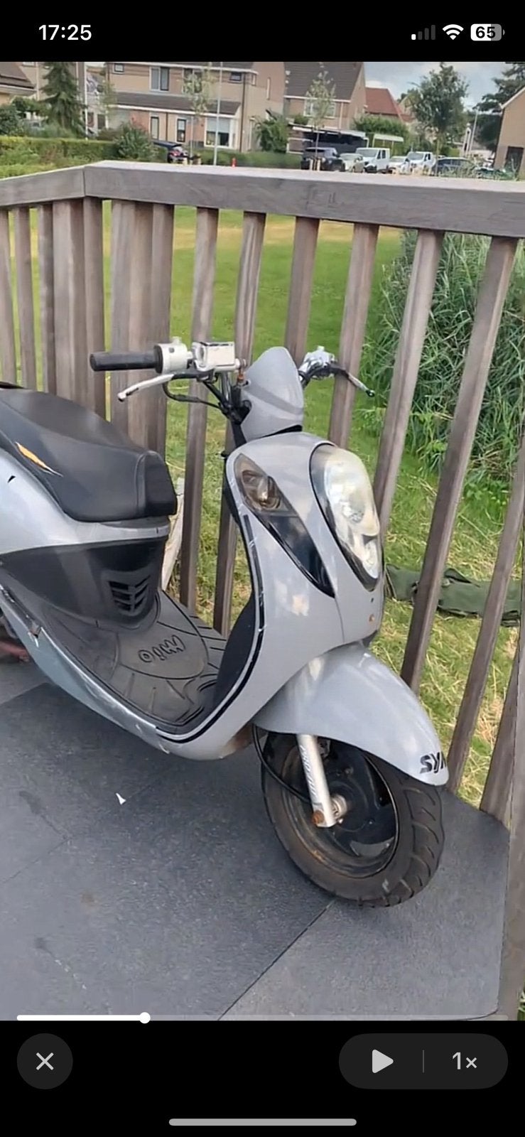 Sym mio, Ophalen of Verzenden, Zo goed als nieuw, Benzine, Mio