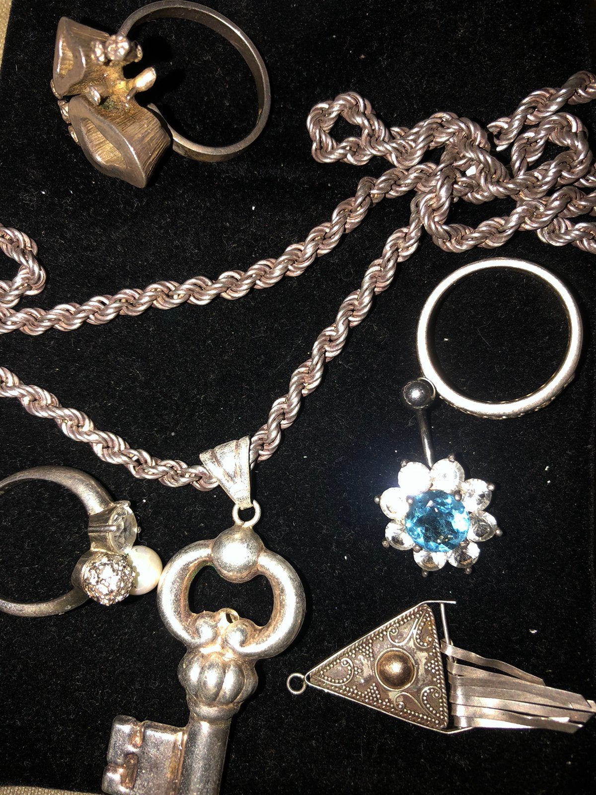 Zilver koopje ketting……, Ophalen, Zo goed als nieuw, Zilver