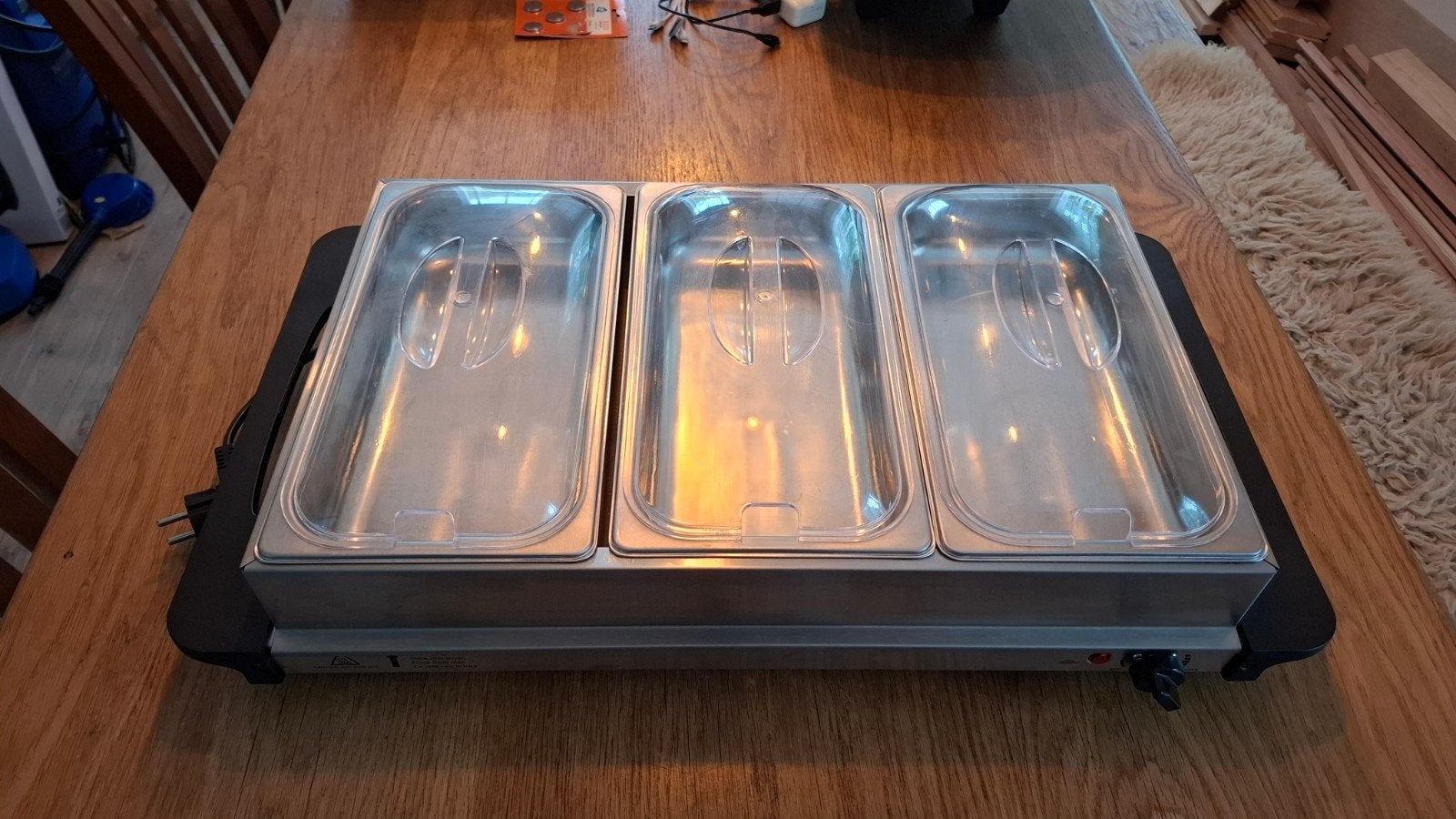 Blokker Buffet Warmhoudschalen - 300W, Ophalen of Verzenden, Zo goed als nieuw
