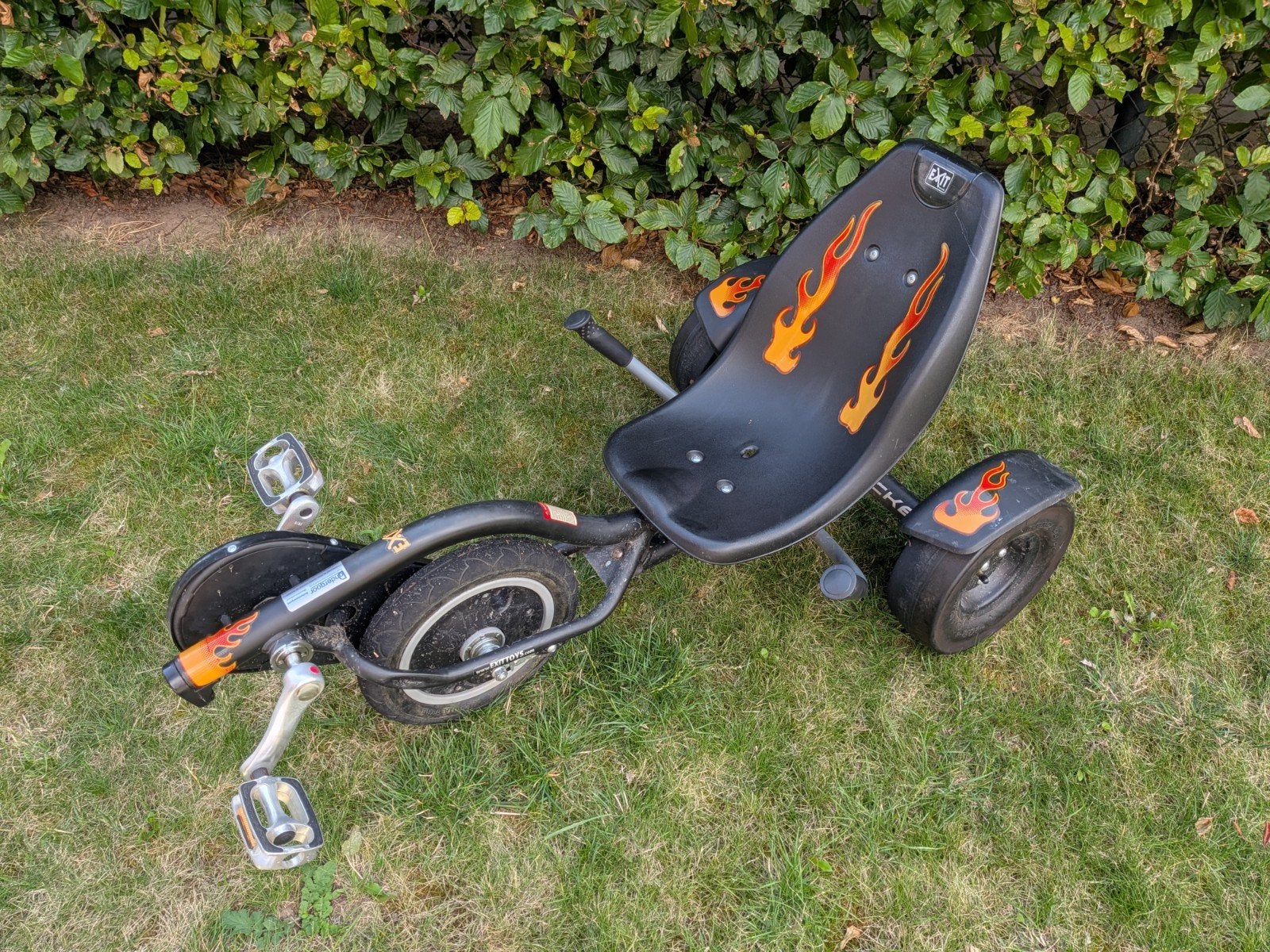 Exit Rocker Fire Triker - Drift Trike met vlammen, Ophalen, Terugtraprem, Gebruikt, Verstelbare zitting