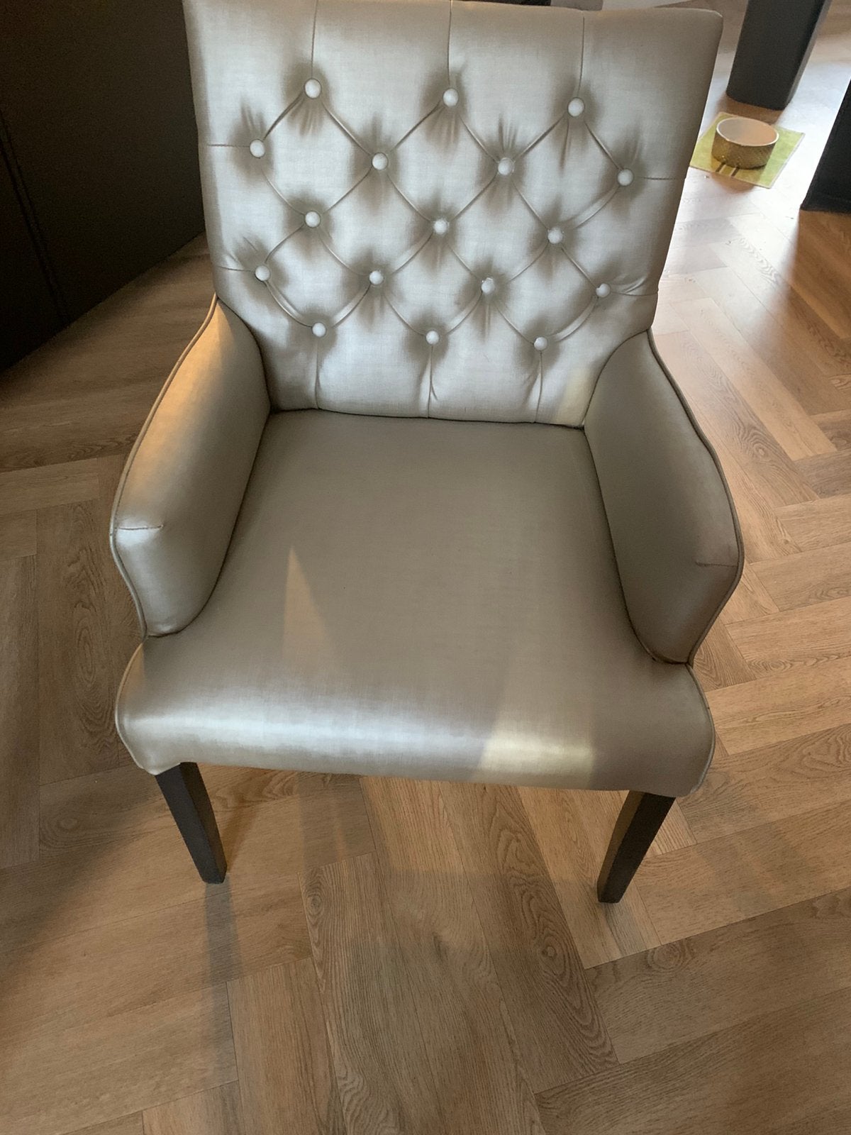 Eric kuster style 4 eetkamer stoelen Prijs verlaagd!!, Ophalen of Verzenden, Zo goed als nieuw, 50 tot 75 cm