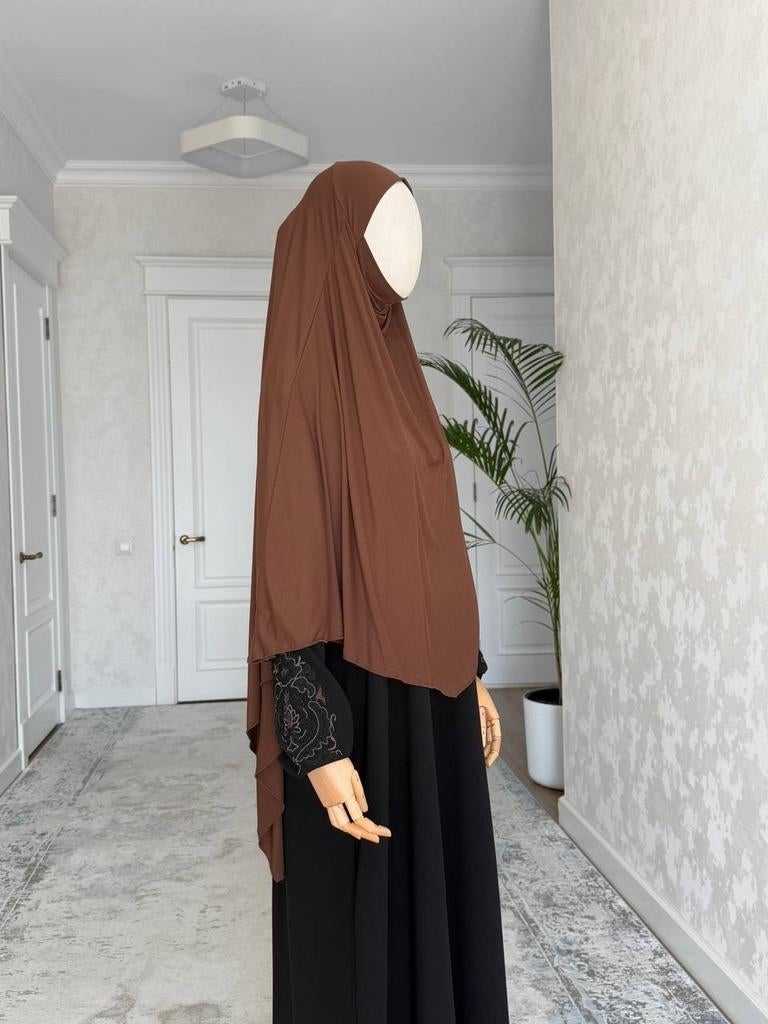 Khimar, khimaar, jilbab, jalaba, hijab, hijaab, sjaal, scar, Zwart, Maat 46/48 (XL) of groter, Nieuw, Ophalen of Verzenden