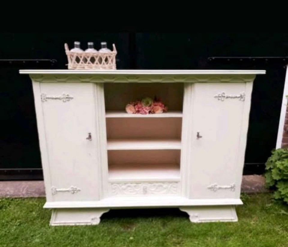 Brocante Dressoir - Wit Landelijke Stijl, Ophalen