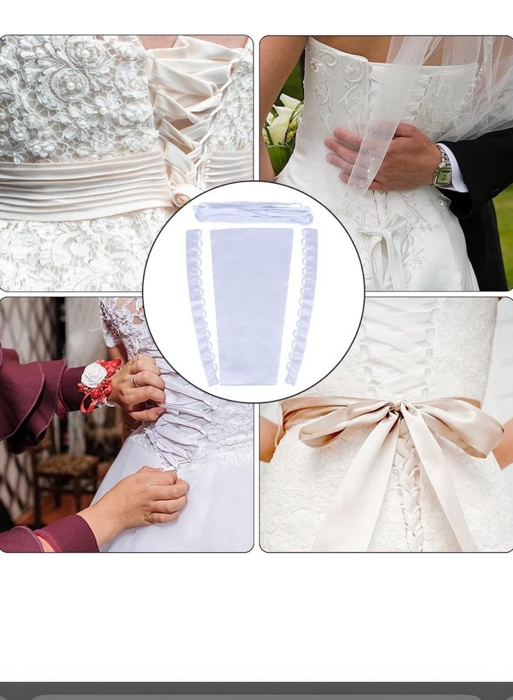 Corset vetersluing voor trouwjurk of jurk, Ophalen of Verzenden, Nieuw, Wit, Trouwjurk