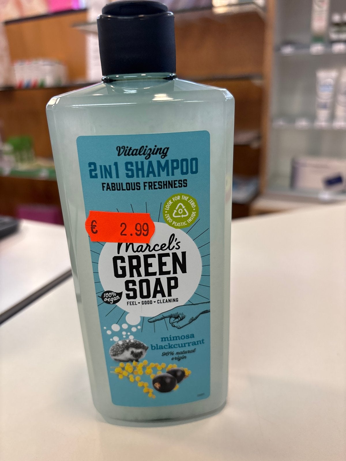 Marcel's Green Soap 2-in-1 Shampoo Mimosa Zwarte Bes, Ophalen of Verzenden, Nieuw, Shampoo of Conditioner