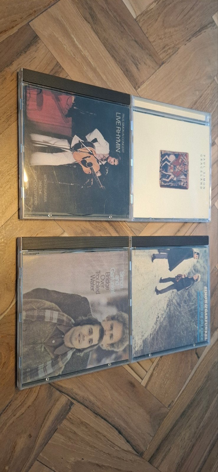 Paul Simon & Simon & Garfunkel CD's -Live, Graceland, Bridge, Cd's en Dvd's, Gebruikt, Pop, Ophalen of Verzenden, Inclusief doosje