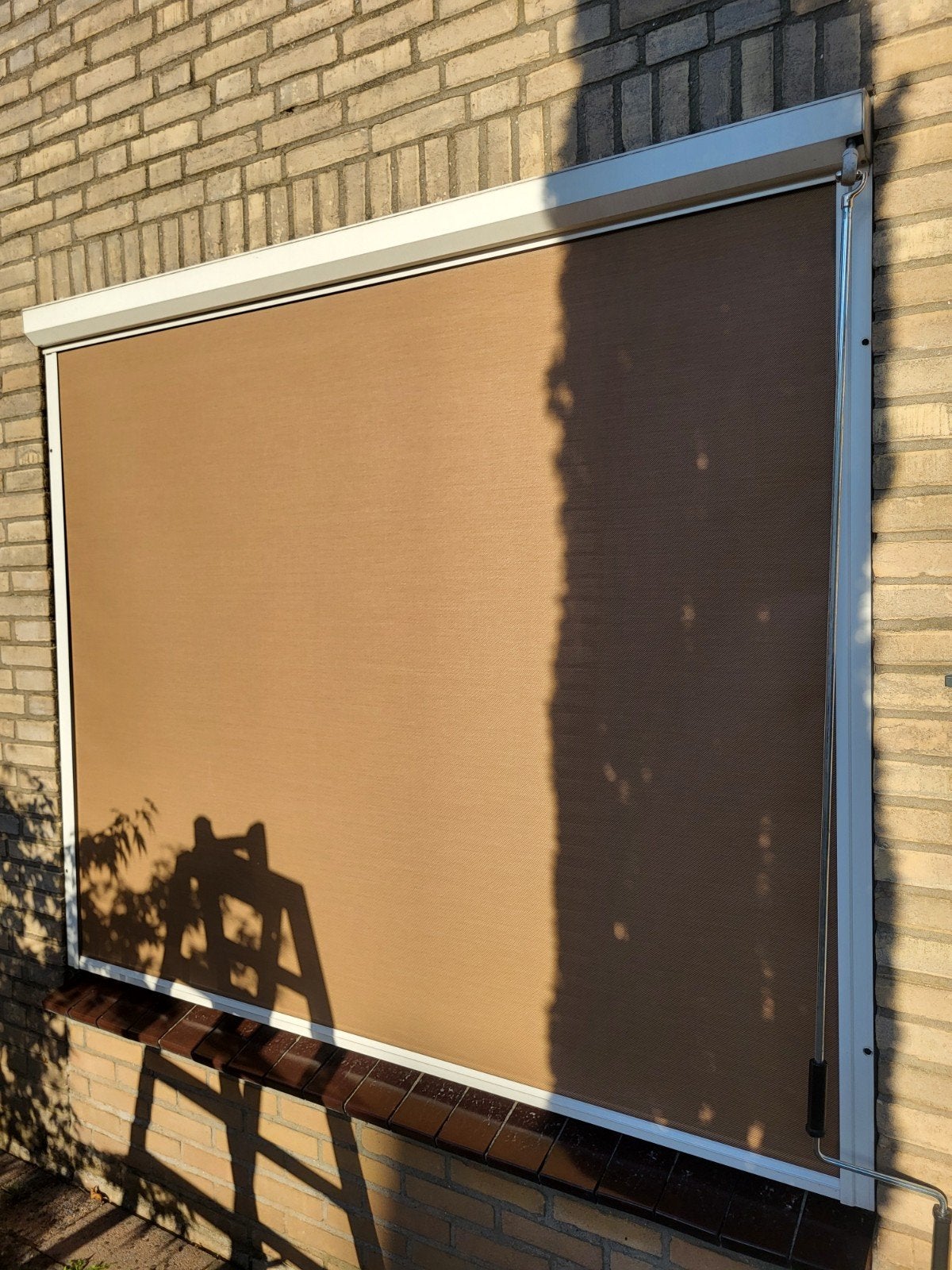 Zonnescreen 200x170cm, handbediening, zeer goede staat, Ophalen