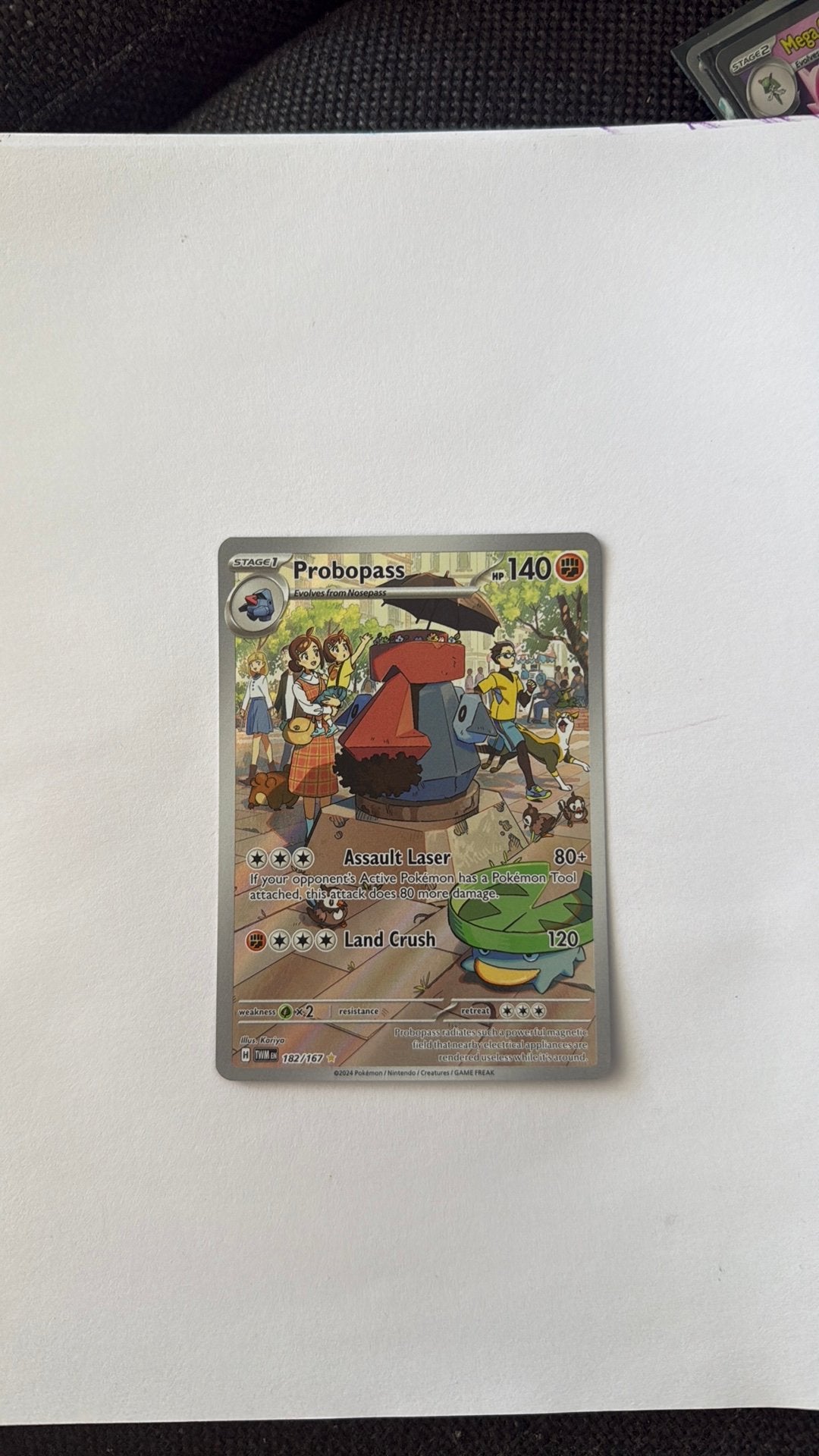 Probopass Pokemon kaart 2024, Ophalen of Verzenden, Zo goed als nieuw
