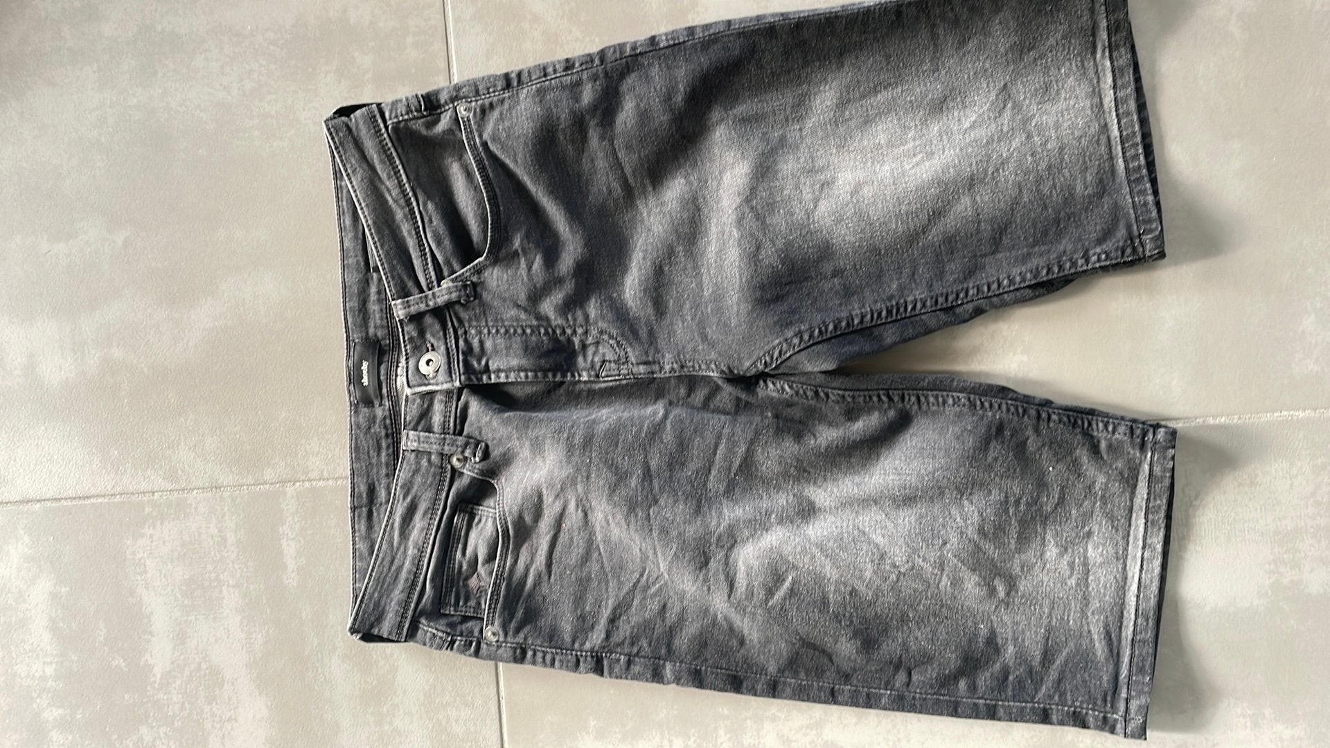 Shoeby grijze denim korte broek, Ophalen of Verzenden, Gebruikt, Jongen of Meisje, Broek