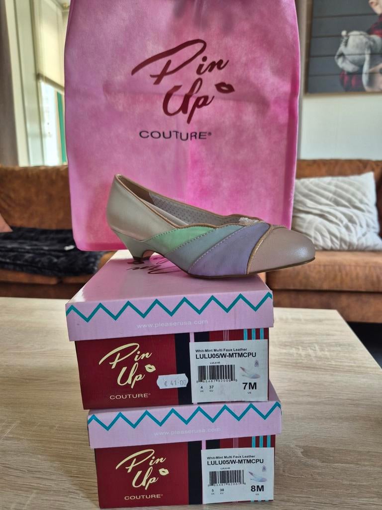 Pin Up Couture LULU05W-MTMCPU Pumps - Nieuw in doos, Pumps, Overige kleuren, Nieuw, Pin Up Couture