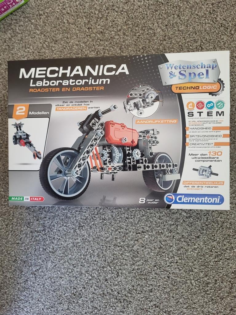 Clementoni Mechanica Laboratorium Roadster & Dragster, Ophalen of Verzenden, Nieuw, Bouwen