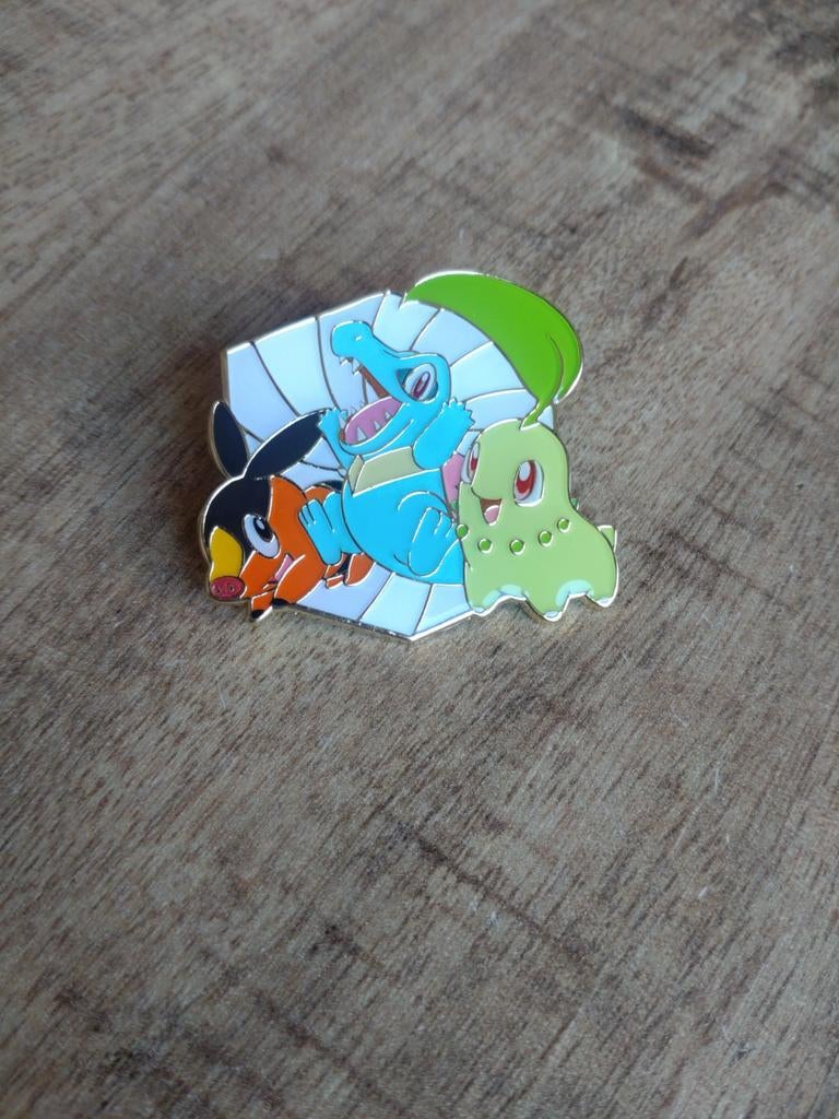 Ascended Heroes: Tepig, Totodile & Chikorita Pin
Pokémon, Verzenden, Zo goed als nieuw, Speldje of Pin