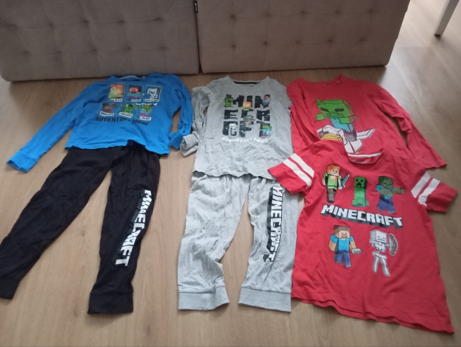 Minecraft kleding pakket 134/140, Ophalen of Verzenden