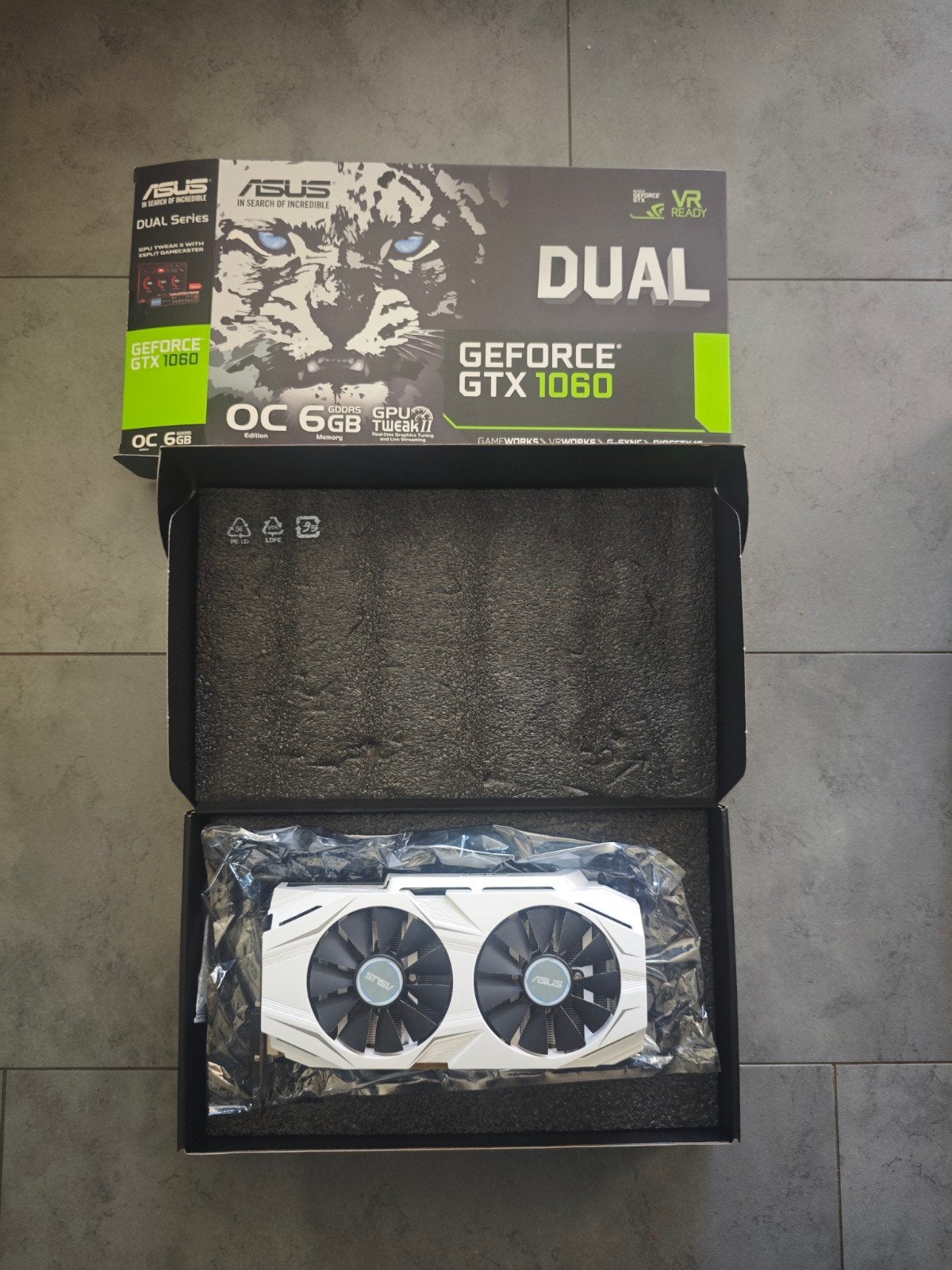 Asus Nvidia GTX 1060 6GB Videokaart, Computers en Software, PCI-Express 3, HDMI, Ophalen of Verzenden, Nvidia