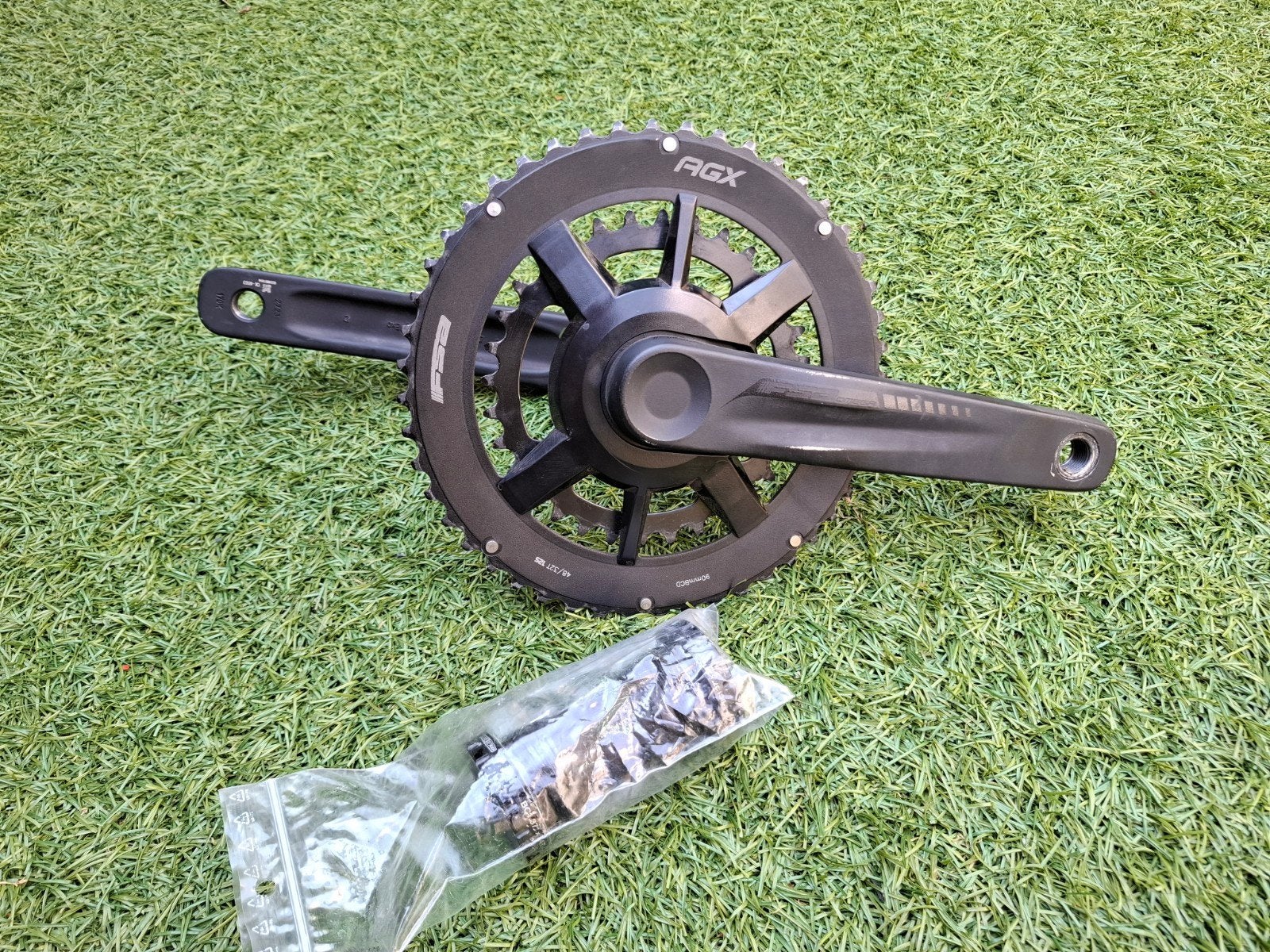 FSA Crankstel AGX 48/32T met BB-4000 bottombracket, Crankstel of Pedalen, FSA, Ophalen of Verzenden, Zo goed als nieuw