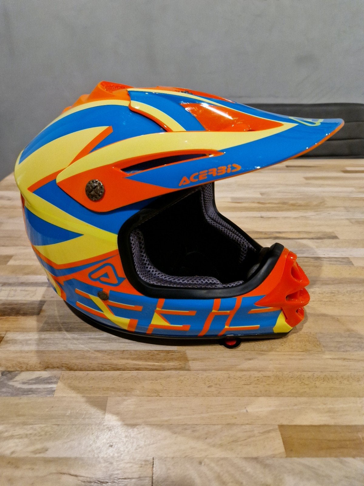 Kinder crosshelm maat YM (52), Motoren, Kinderen, Offroadhelm, Tweedehands, Ophalen
