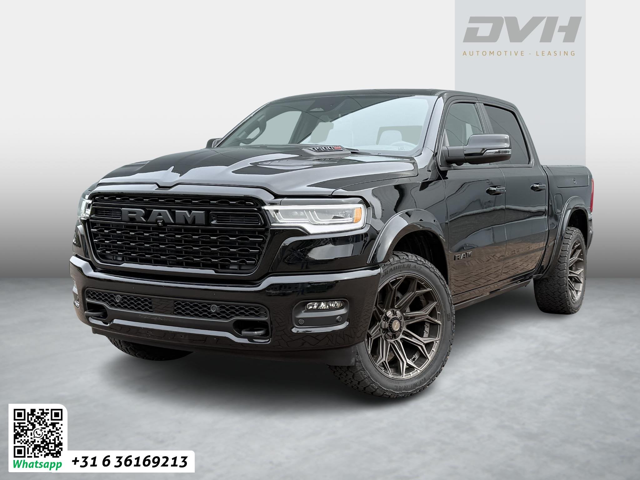 Dodge Ram 1500 3.0L SST H.O. 540PK Limited Night CrewCab 4x4, Automaat, Gebruikt, 2993 cc, Zwart
