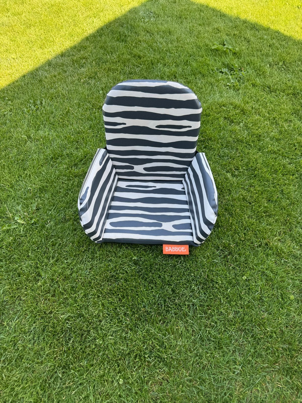 Babboe bakfiets zitje zebraprint, Ophalen, Gebruikt, Achterzitje