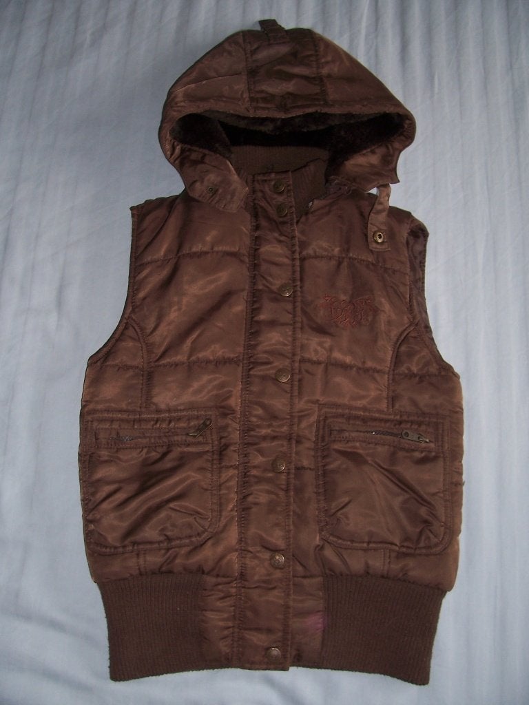 Bodywarmer kleur bruin merk wndr girls maat 158-164, Kinderen en Baby's, Kinderkleding | Maat 158, Gebruikt, Wndr, Meisje, Ophalen of Verzenden