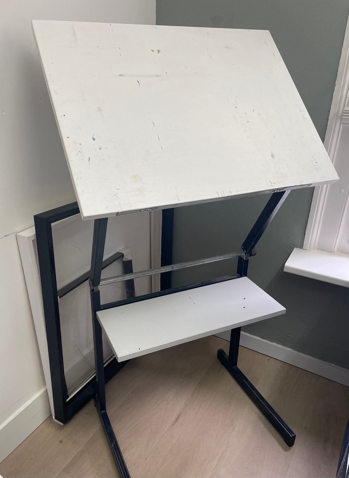 Verstelbare tekentafel, Doe-het-zelf en Verbouw, Tekentafels, Ophalen, Gebruikt, Minder dan 130 cm