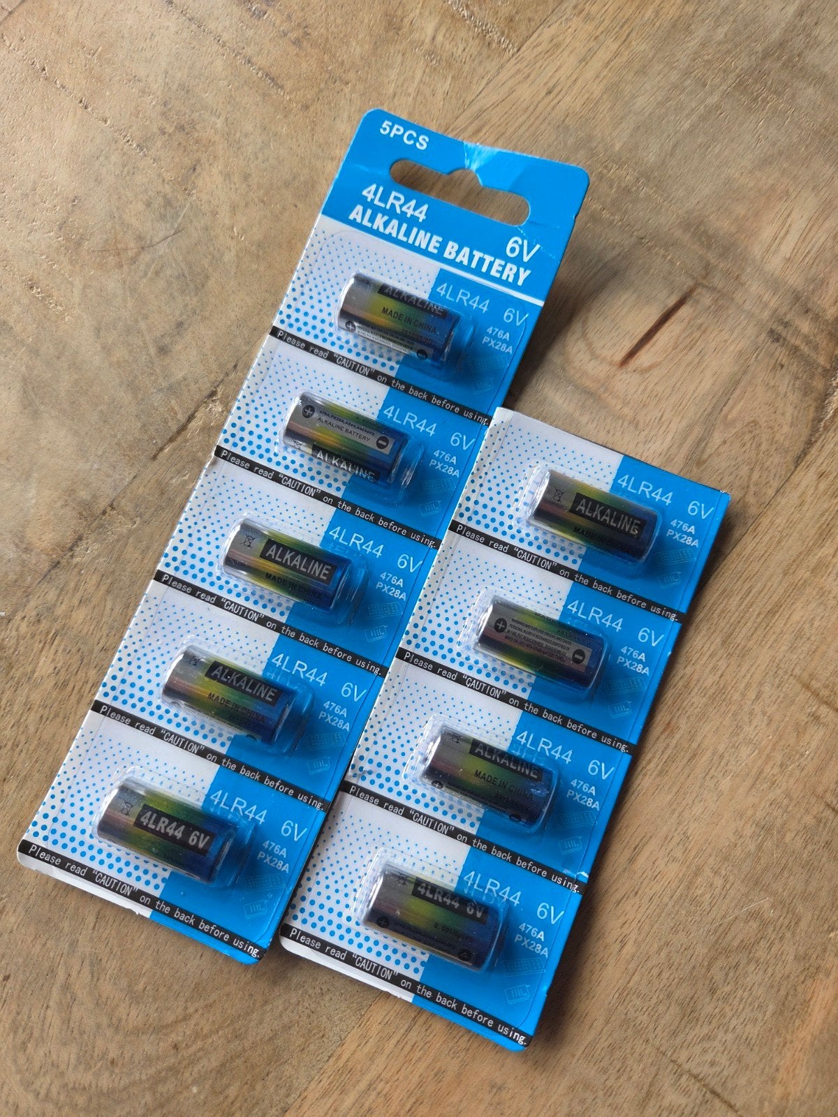9 batterijen 6V, Ophalen