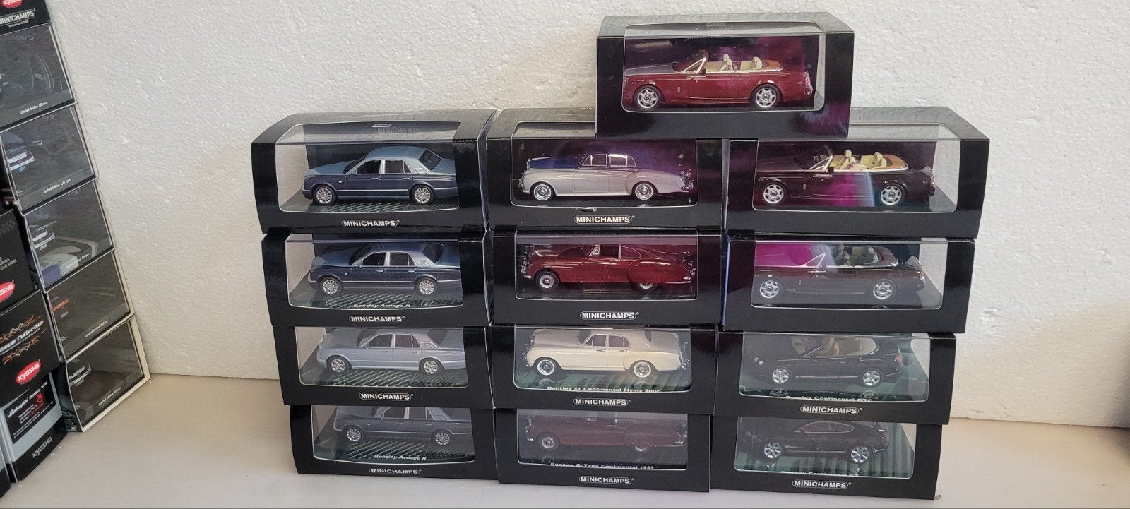 Minichamps Bentley en Rolls Royce modellen, Ophalen of Verzenden, Zo goed als nieuw, Auto, MiniChamps