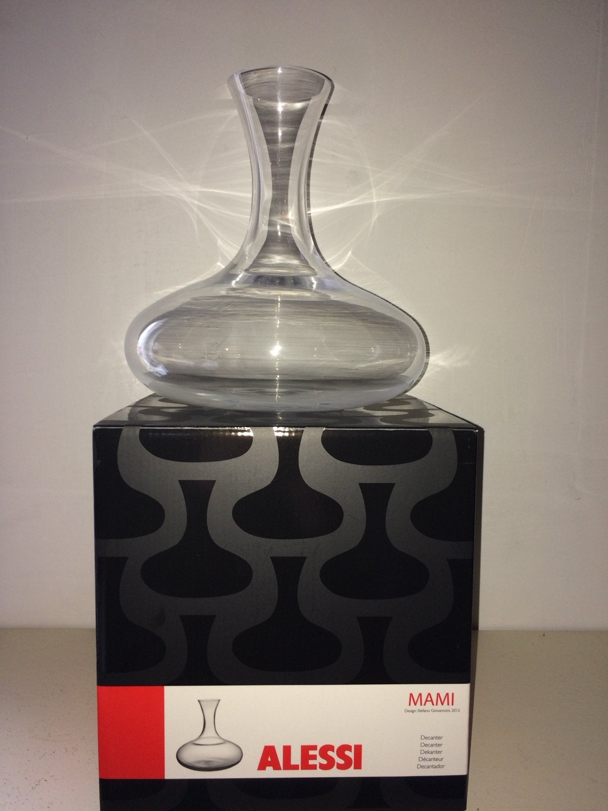 Alessi Mami Decanter - Zo goed als nieuw, Ophalen, Zo goed als nieuw, Alessi, Glas