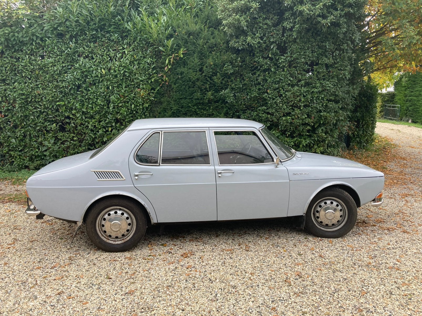Saab 99 1.7 1970 Grijs, Auto's, 4 cilinders, 82 pk, Origineel Nederlands, Handgeschakeld