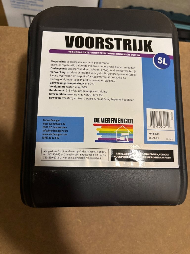 Voorstrijk, Ophalen, Nieuw, Overige typen