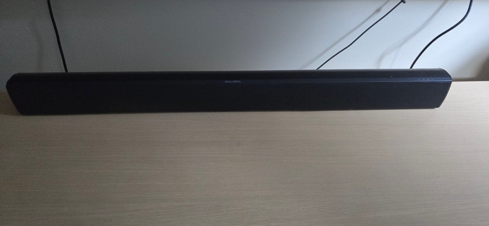 Salora Soundbar + Subwoofer (excl. voedingskabel), Ophalen of Verzenden, Met externe subwoofer, Zo goed als nieuw